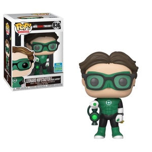 The Big Bang Theory Pop! Vinyl Figure Leonard Hofstadter as Green Lantern (2019 Summer Exclusive) [836] - Fugitive Toys