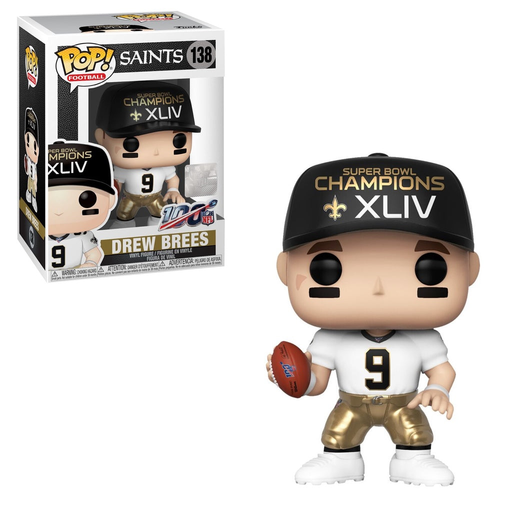 NFL Pop! Vinyl Figure Drew Brees (Super Bowl XLIV) [New Orleans Saints] [138] - Fugitive Toys