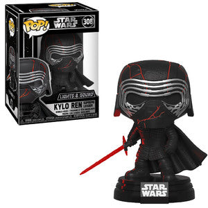 Star Wars Pop! Vinyl Figure Kylo Ren Supreme Leader (Lights & Sound) [308] - Fugitive Toys