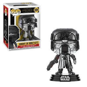 Star Wars Pop! Vinyl Figure Knight of Ren (Blaster Rifle) (Hematite Chrome) [331] - Fugitive Toys