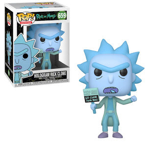 Rick and Morty Pop! Vinyl Figure Hologram Rick Clone [659] - Fugitive Toys