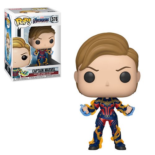 Avengers Endgame Pop! Vinyl Figure Captain Marvel New Hair [576] - Fugitive Toys