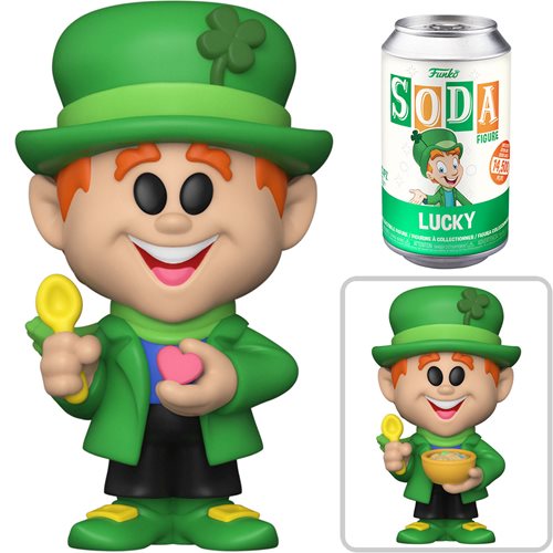 Funko Vinyl Soda Figure: Lucky Charms Lucky the Leprechaun - Fugitive Toys