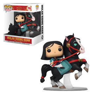 Mulan Pop! Vinyl Figure Mulan Riding Khan [76] - Fugitive Toys