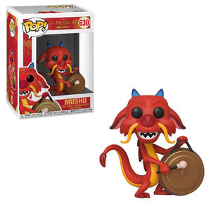 Mulan Pop! Vinyl Figure Mushu (with Gong) [630] - Fugitive Toys