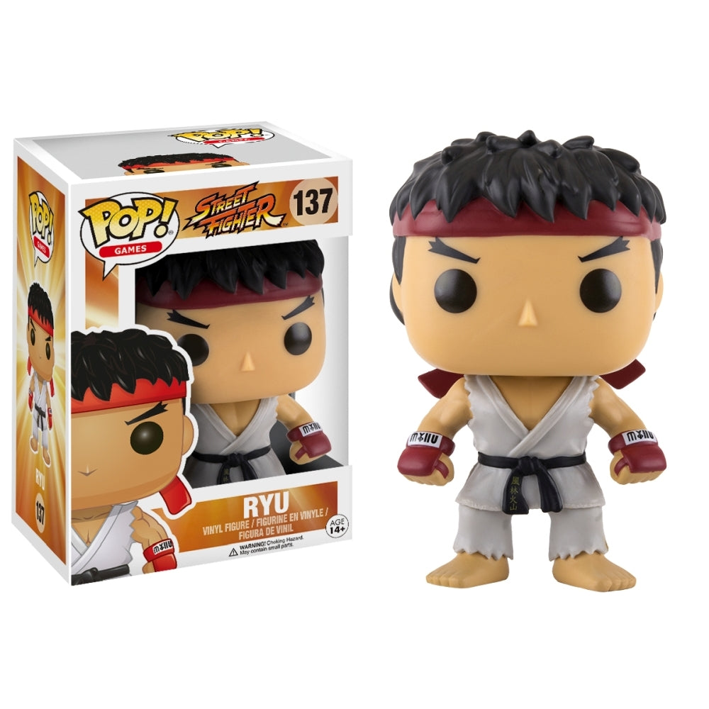 Street Fighter Pop! Vinyl Figure Ryu [137] - Fugitive Toys