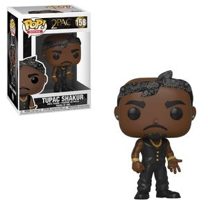 Rocks Pop! Vinyl Figure Tupac Shakur (Black Vest) [158] - Fugitive Toys