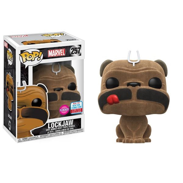 Marvel Pop! Vinyl Flocked Lockjaw [Inhumans] [NYCC 2017 Exclusive] [257] - Fugitive Toys