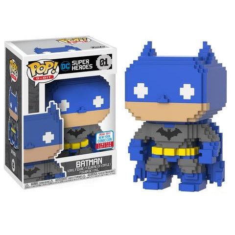 8-Bit Pop! Vinyl Figure Blue & Grey Batman [NYCC 2017 Exclusive] [1] - Fugitive Toys