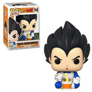 Dragon Ball Z Pop! Vinyl Figure Vegeta (Eating Noodles) [ECCC Shared Sticker] [758] - Fugitive Toys