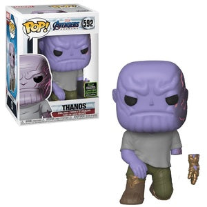 Marvel Pop! Vinyl Figure Thanos (Detachable Arm) [ECCC Shared Sticker] [592] - Fugitive Toys