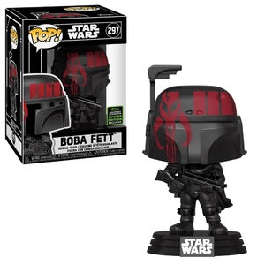 Star Wars Pop! Vinyl Figure Boba Fett (Futura Black) [ECCC Shared Sticker] [297] - Fugitive Toys