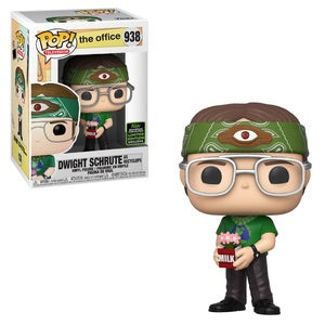 The Office Pop! Vinyl Figure Dwight Schrute as Recyclops [ECCC Shared Sticker] [938] - Fugitive Toys