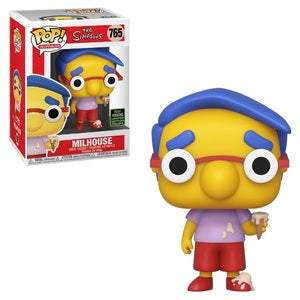 The Simpsons Pop! Vinyl Figure Milhouse [ECCC Shared Sticker] [765] - Fugitive Toys