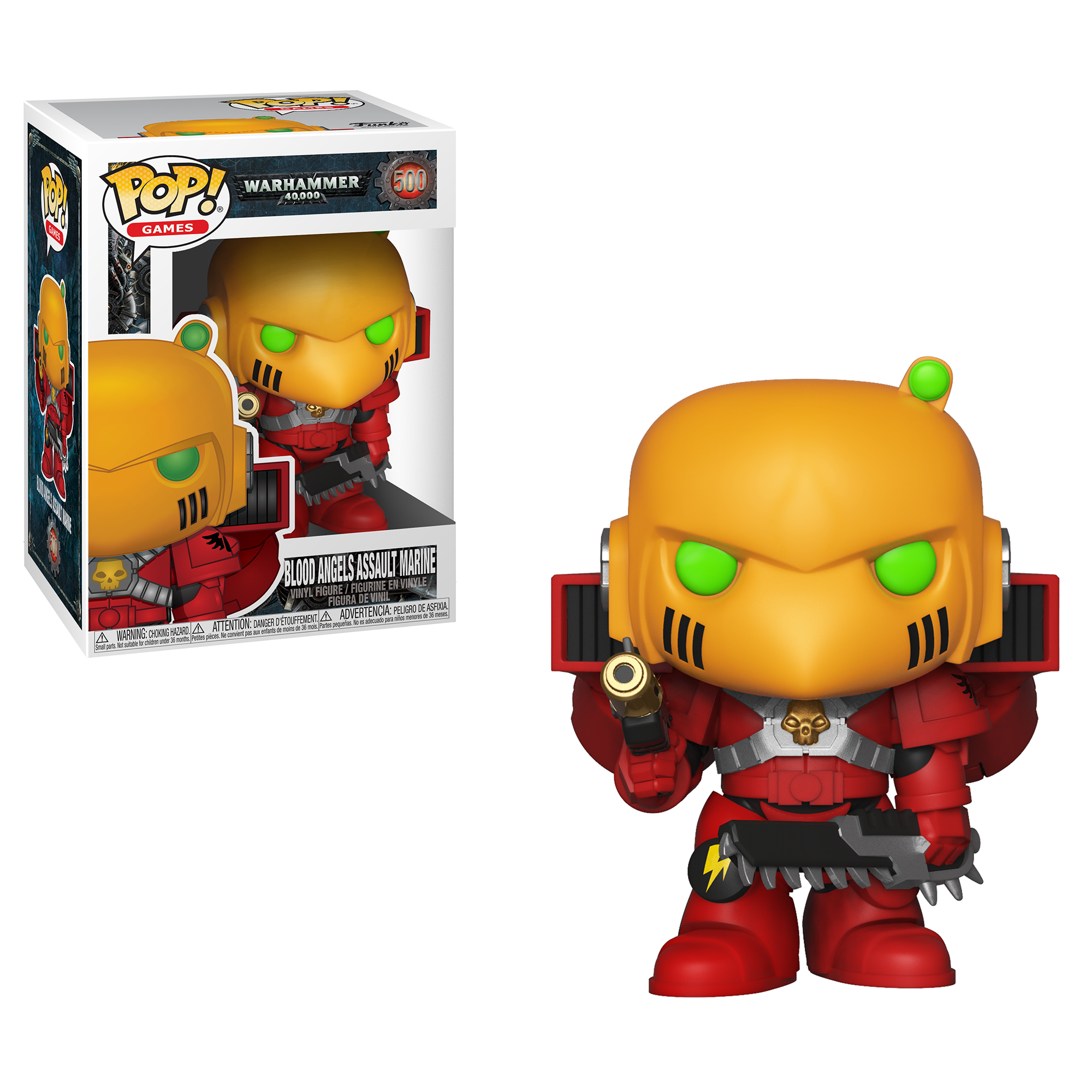 Warhammer 40,000 Pop! Vinyl Figure Blood Angels Assault Marine [500] - Fugitive Toys