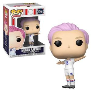 United States Woman's National Team Pop! Vinyl Figure Megan Rapinoe [06] - Fugitive Toys