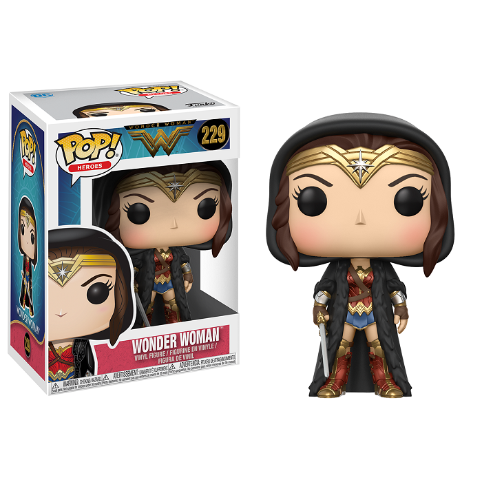 Wonder Woman Movie Pop! Vinyl Figure Wonder Woman Cloak [229] - Fugitive Toys