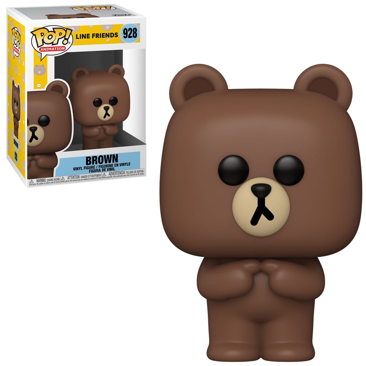 Line Friends Pop! Vinyl Figure Brown [928] - Fugitive Toys