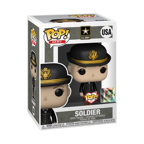 Military Pop! Vinyl Figure Army Soldier Female Dress Blues (Caucasian) - Fugitive Toys