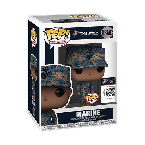 Military Pop! Vinyl Figure Marine Female (African American) - Fugitive Toys