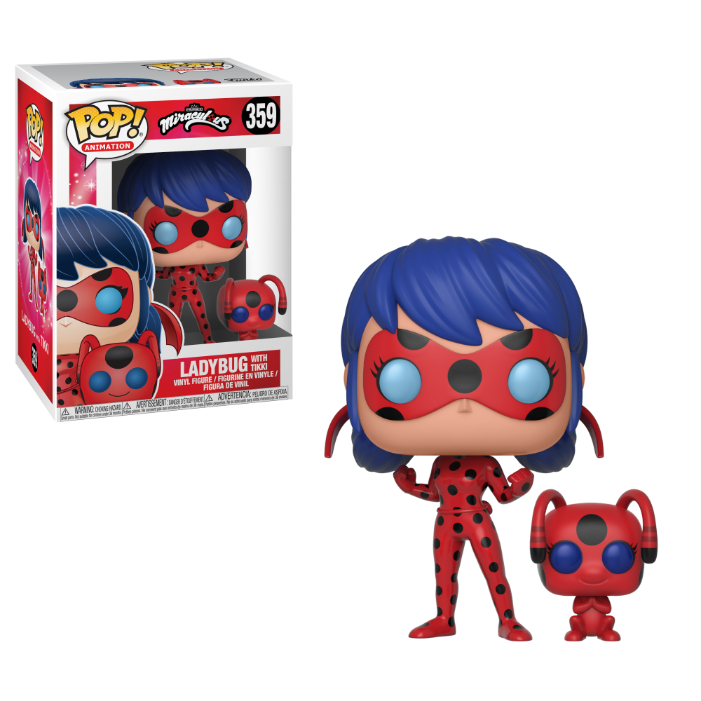 Miraculous Pop! Vinyl Figure Ladybug with Tikki Buddy [359] - Fugitive Toys