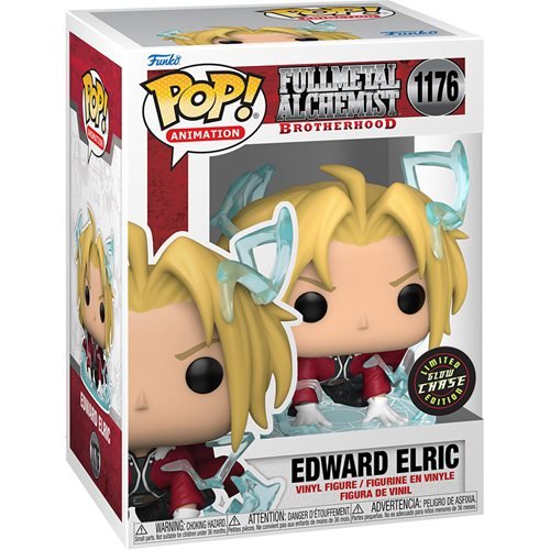 Full Metal Alchemist Brotherhood Pop! Vinyl Figure Edward Elric  (GITD Chase) [1176] - Fugitive Toys