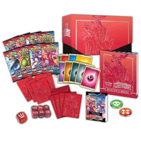 Pokemon Trading Card Game Sword & Shield Battle Styles Elite Trainer Box (Red) - Fugitive Toys