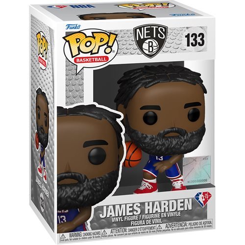 NBA Pop! Vinyl Figure James Harden City Edition (Nets) [133] - Fugitive Toys