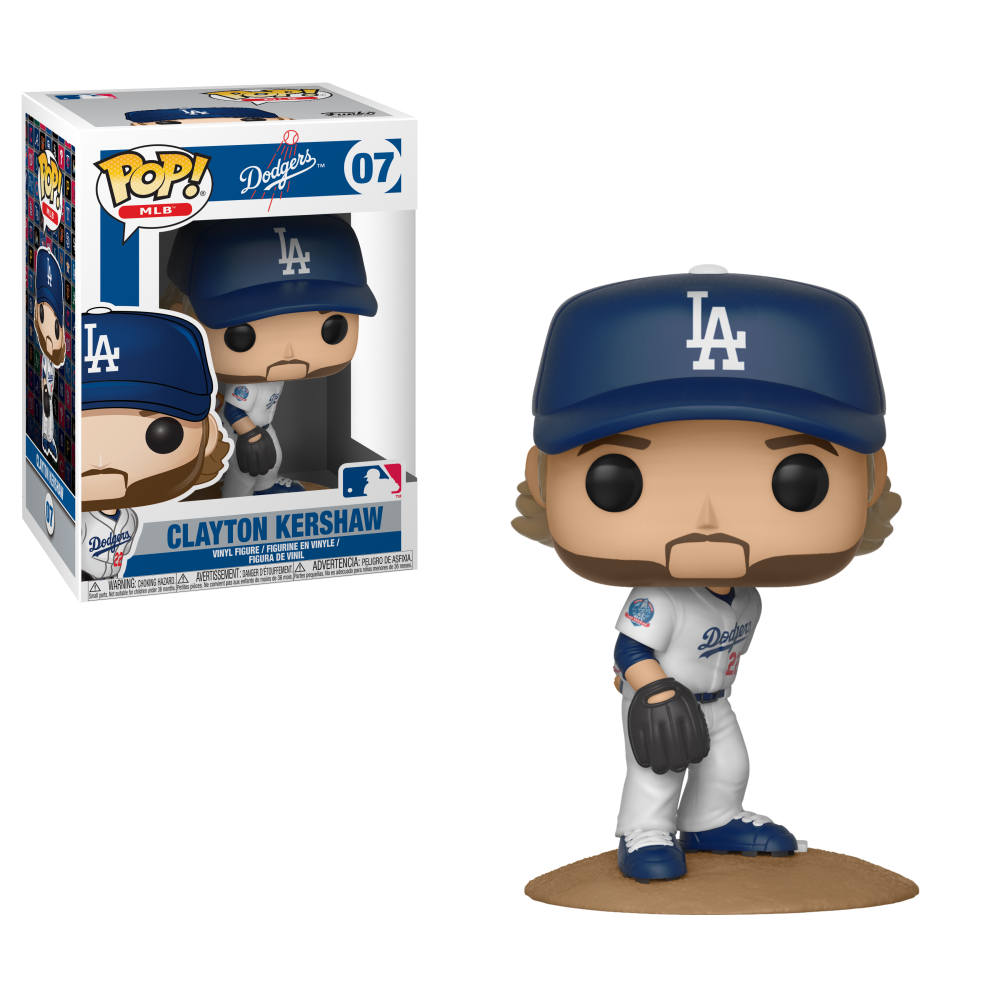 MLB Pop! Vinyl Figure Clayton Kershaw [Los Angeles Dodgers] [07] - Fugitive Toys