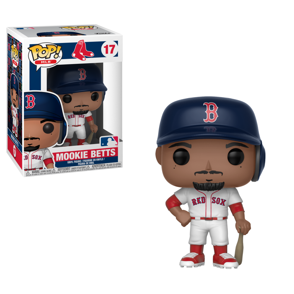 MLB Pop! Vinyl Figure Mookie Betts [Boston Red Sox] [17] - Fugitive Toys