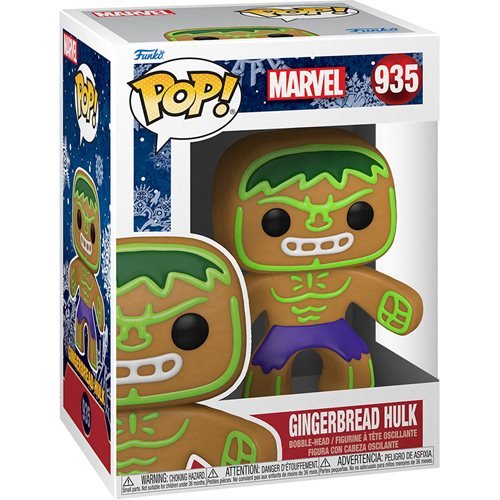 Marvel Pop! Vinyl Figure Holiday Gingerbread Hulk [935] - Fugitive Toys