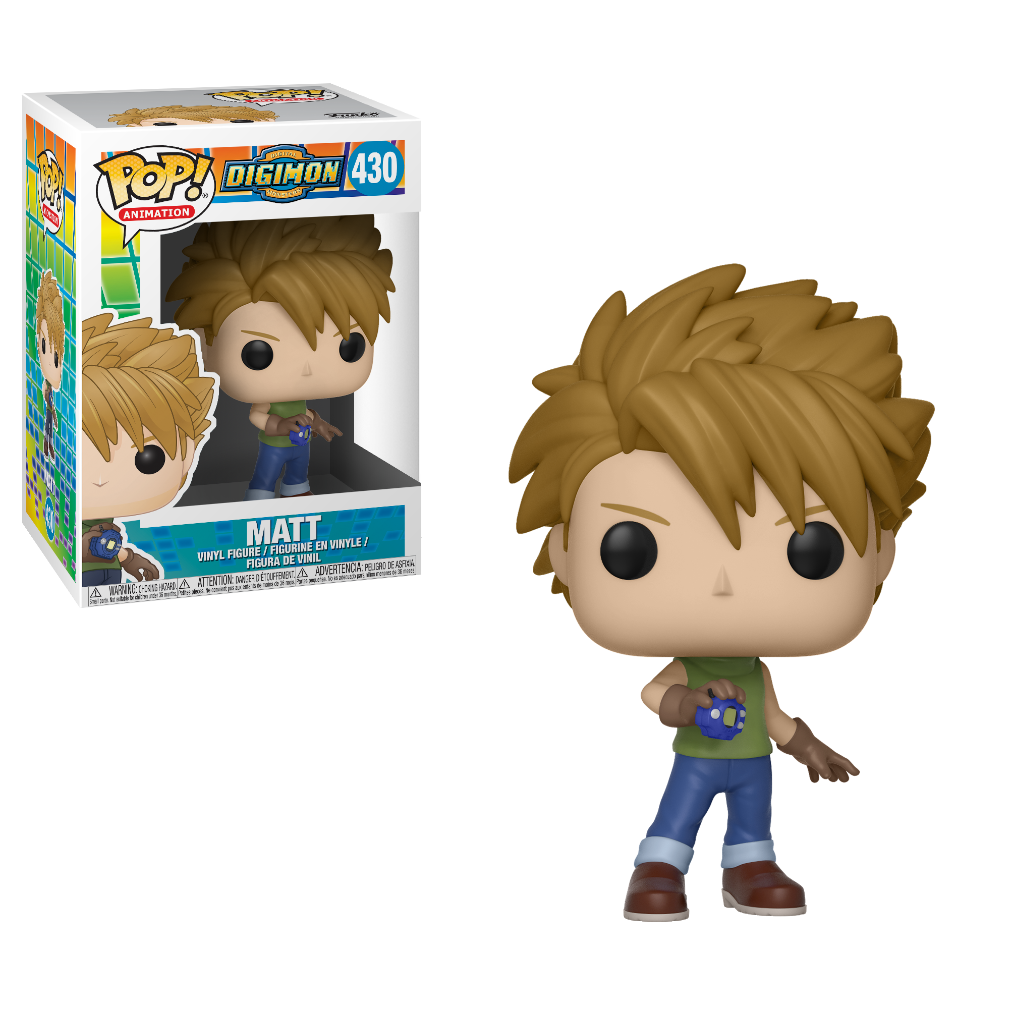 Digimon Pop! Vinyl Figure Matt [430] - Fugitive Toys