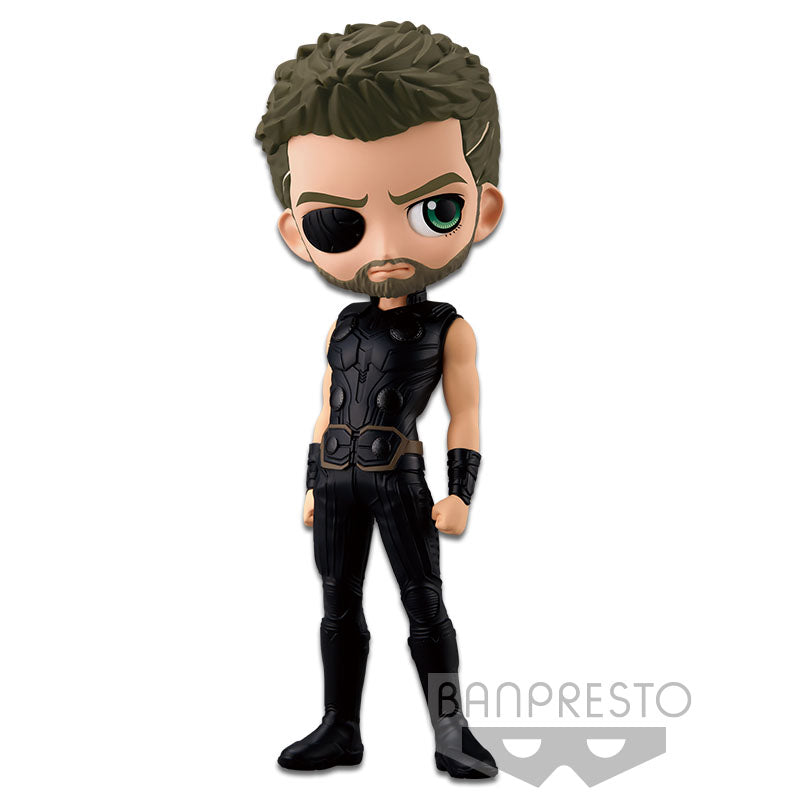 Marvel Avengers: Infinity War Q Posket Thor (with Eyepatch) - Fugitive Toys