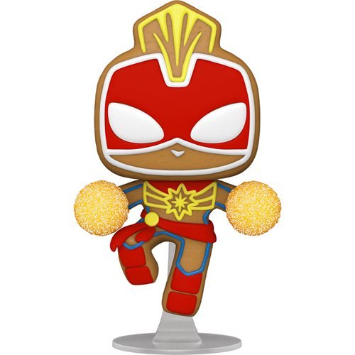 Marvel Pop! Vinyl Figure Holiday Gingerbread Captain Marvel [936] - Fugitive Toys