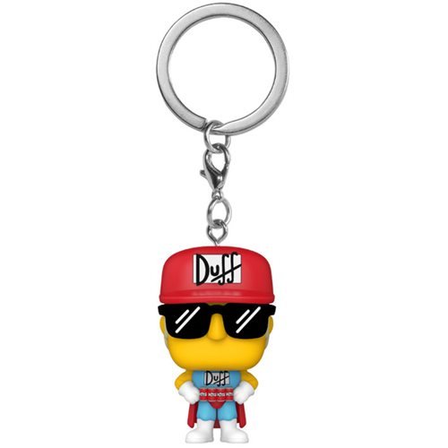 The Simpsons Pocket Pop! Keychain Duffman - Fugitive Toys