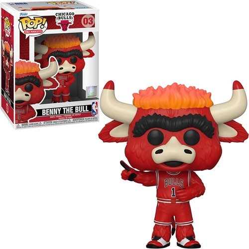 NBA Mascots Pop! Vinyl Figure Benny the Bull (Chicago Bulls) [03] - Fugitive Toys