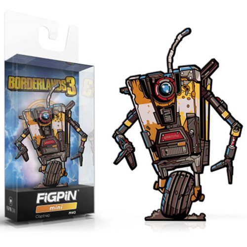 Borderlands 3: FiGPiN Mini Enamel Pin Claptrap [M40] - Fugitive Toys