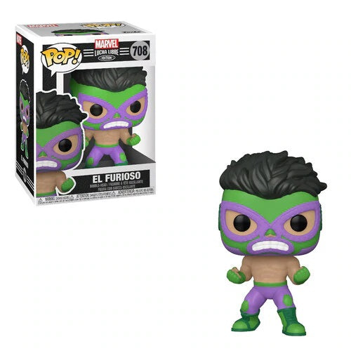 Marvel Lucha Libre Pop! Vinyl Figure El Furioso (Hulk) [708] - Fugitive Toys