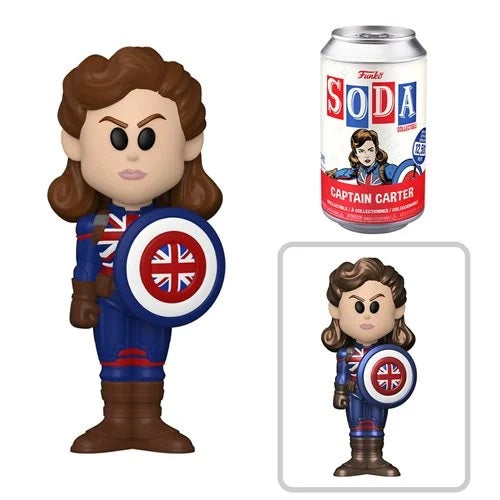 Funko Vinyl Soda Figure: Marvel What If? Captain Carter - Fugitive Toys