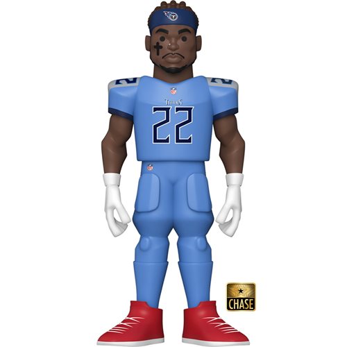 Funko Vinyl Gold Premium Figure: NFL Titans Derrick Henry (Home Uniform) (Chase) - Fugitive Toys