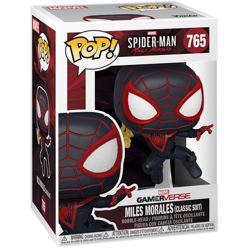 Spider-Man Miles Morales Game Pop! Vinyl Figure Miles Morales Classic Suit [765] - Fugitive Toys