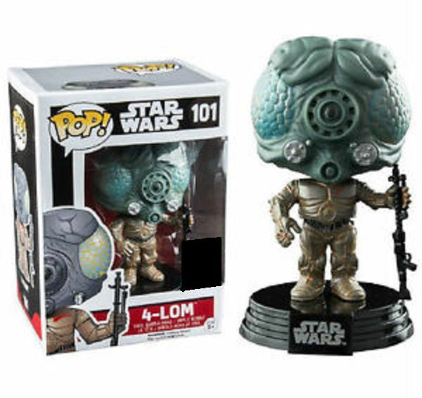 Star Wars Pop! Vinyl Figures 4-Lom [101] - Fugitive Toys