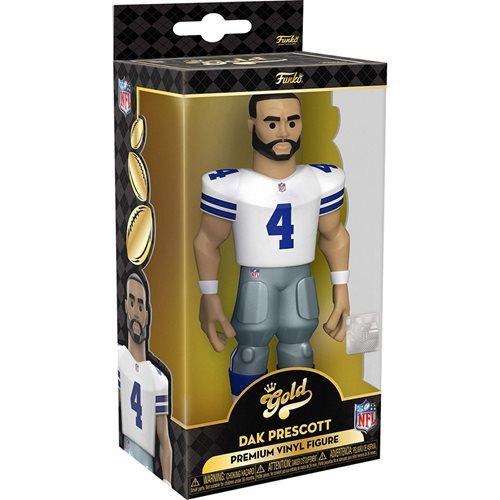 Funko Vinyl Gold Premium Figure: NFL Cowboys Dak Prescott - Fugitive Toys