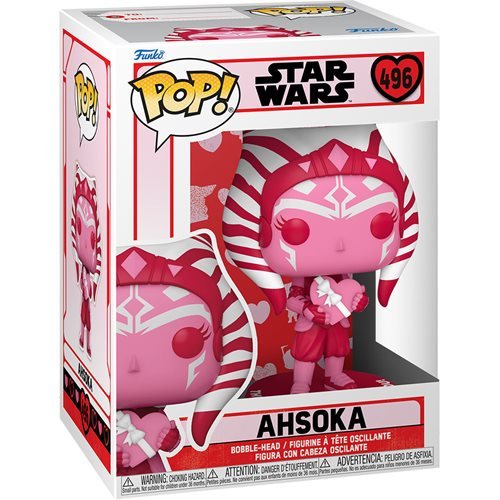 Star Wars Valentines Pop! Vinyl Figure Ahsoka [496] - Fugitive Toys