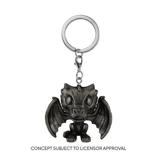 Game of Thrones Pocket Pop! Keychain Drogon (Iron) - Fugitive Toys