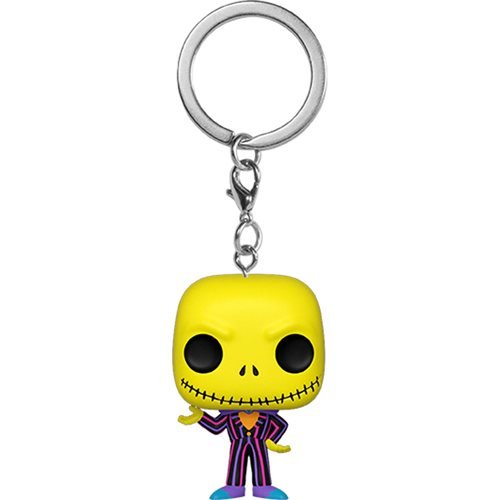 Disney Pocket Pop! Keychain Jack Skellington (Blacklight) [The Nightmare Before Christmas] - Fugitive Toys