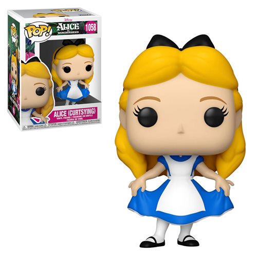 Disney Alice In Wonderland 70th Pop! Vinyl Figure Alice (Curtsying) [1058] - Fugitive Toys