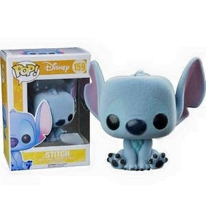 Lilo & Stitch Pop! Vinyl Figure Stitch (Seated) (Flocked) [159] - Fugitive Toys