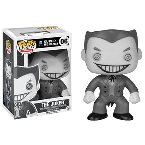 DC Super Heroes Pop! Vinyl Figures Black and White The Joker [6] - Fugitive Toys