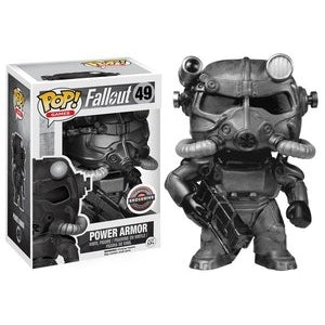 Fallout 4 Pop! Vinyl Figures Black and White Power Armor [49] - Fugitive Toys